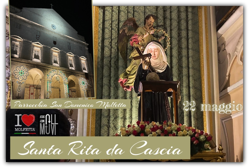 Molfetta celebra Santa Rita da Cascia: percorso della processione