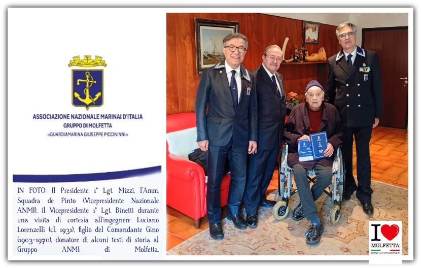 Molfetta: Associazione Nazionale Marinai d ' Italia rinnova il Direttivo