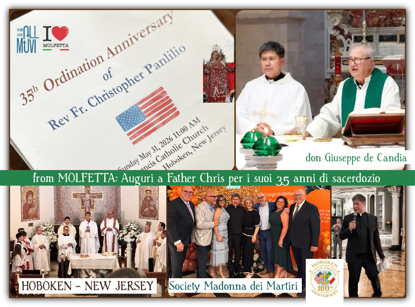 Auguri a Father Chris per i suoi 35 anni di sacerdozio