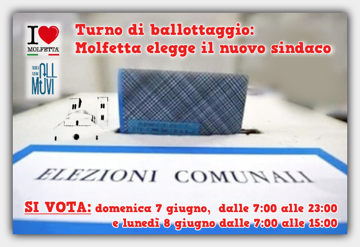 Molfetta al ballottaggio: perche' e' importante andare a votare