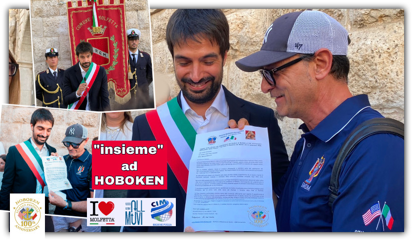 Proclamazione del Sindaco Manuel Minervini a Molfetta: insieme ...ad Hoboken