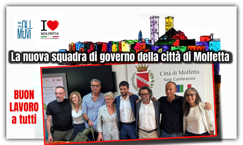 Molfetta e la nuova squadra di governo della citta'