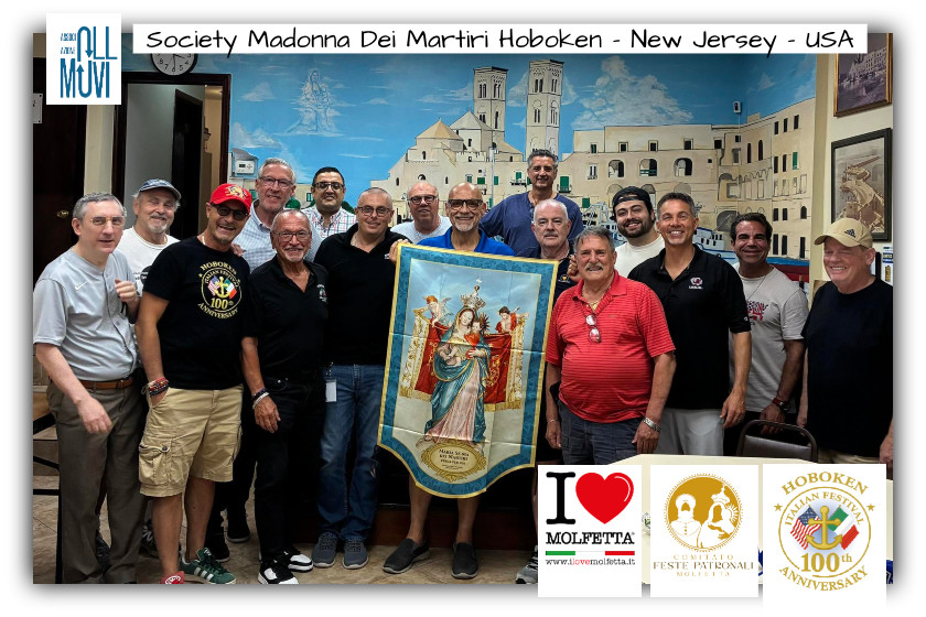 Da Molfetta ad Hoboken il nuovo drappo della Madonna dei Martiri