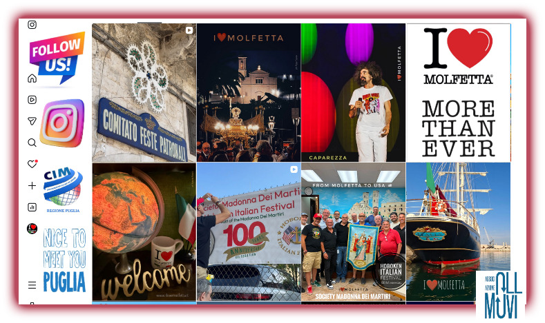 Instagram profile I Love Molfetta: follow us! Instagram profile I Love Molfetta: follow us!