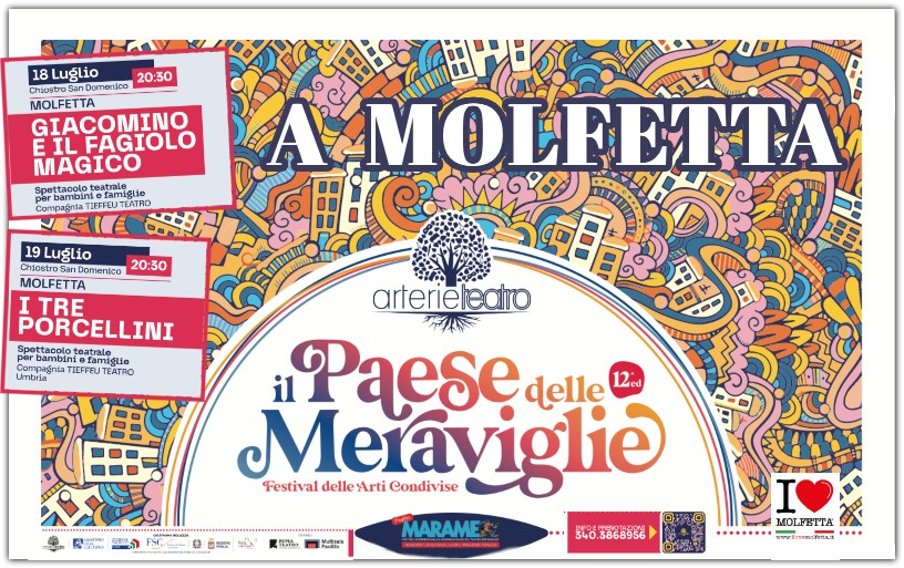 A Molfetta: Il Paese delle Meraviglie - Festival delle Arti condivise 18-19 Luglio