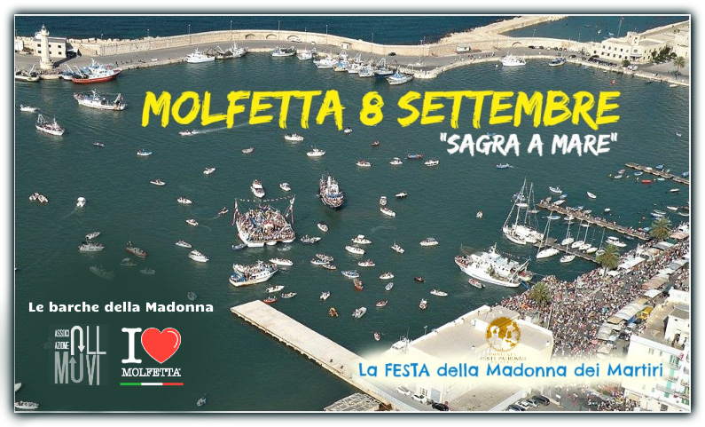 A Molfetta la tradizione prende il largo: i motopesca che accompagneranno Maria SS. dei Martiri 2026 A Molfetta la tradizione prende il largo: i motopesca che accompagneranno Maria SS. dei Martiri 2026