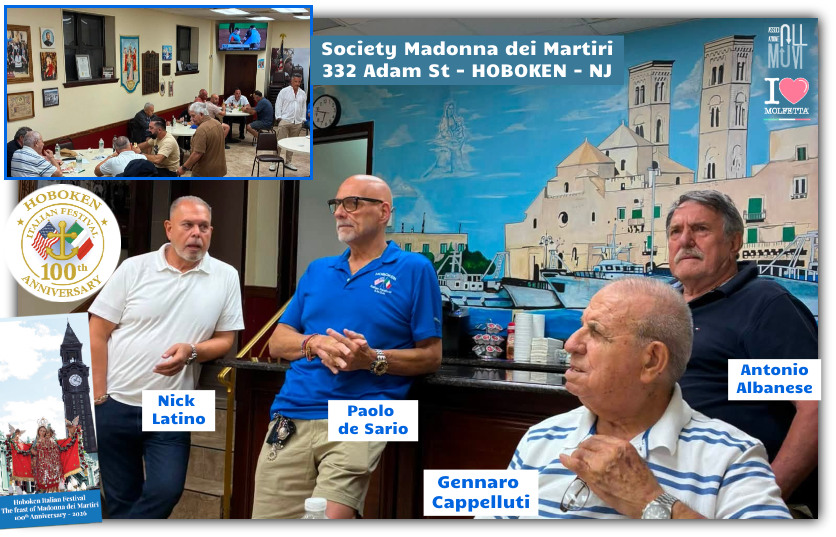 Incontro dei Portatori della Madonna dei Martiri ad Hoboken: la tradizione molfettese oltreoceano