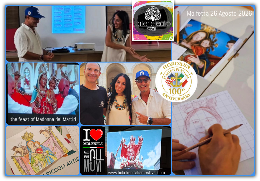 Una serata creativa che diventa memoria: Molfetta abbraccia i suoi figli d America Una serata creativa che diventa memoria: Molfetta abbraccia i suoi figli d America