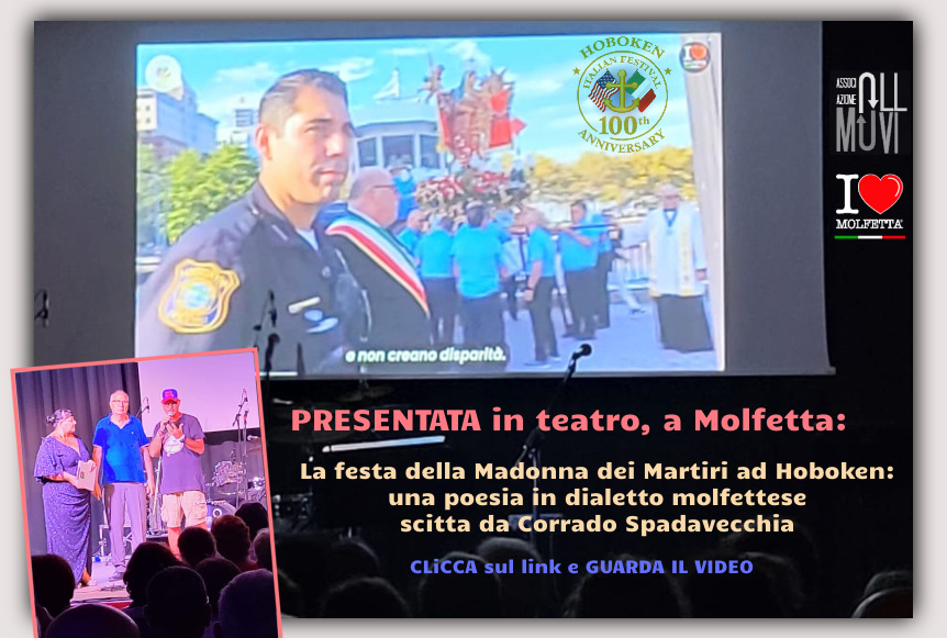 Il dialetto molfettese emoziona: un video e la poesia virale che guarda Hoboken