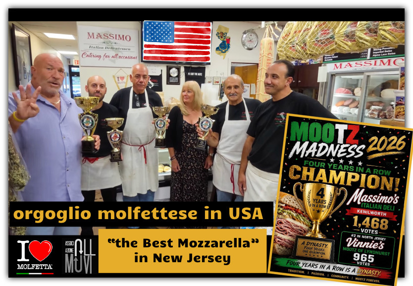The Best Mozzarella in NJ:  una leggenda molfettese in Nord America