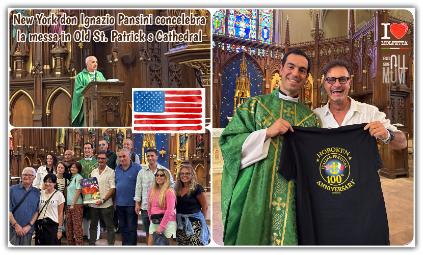 A NY don Ignazio Pansini concelebra la messa in Old St. Patrick s Cathedral