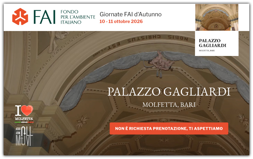 Autunno: anche a Molfetta Arrivano le Giornate FAI, XV Edizione