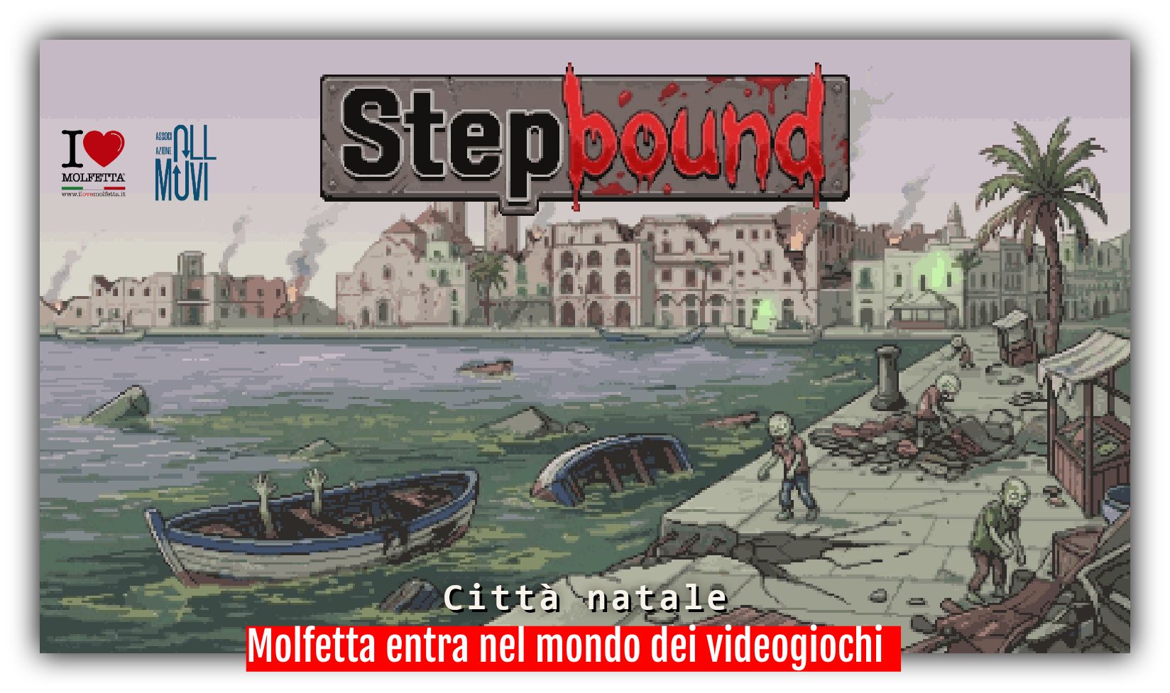 Molfetta diventa un videogioco: arriva Stepbound, avventura e zombie made in Molfetta