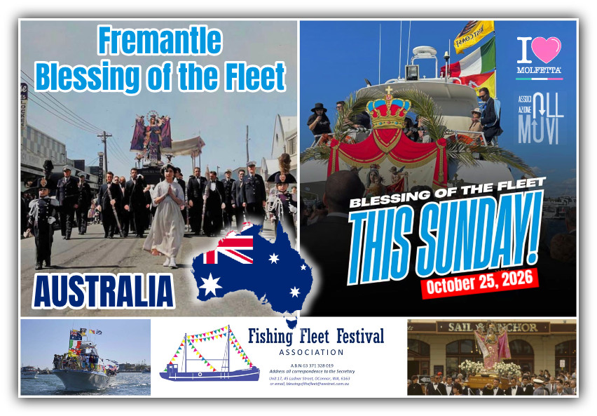 Fremantle celebra la Benedizione della Flotta 2026: la Madonna dei Martiri in Australia