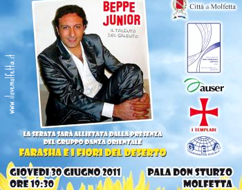 Beppe Junior a Molfetta