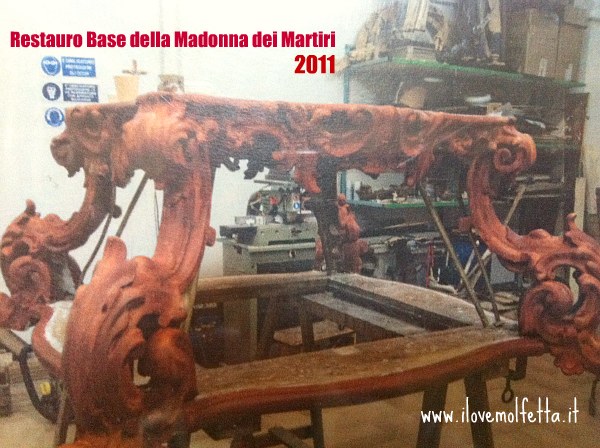 Madonna dei Martiri: il restauro