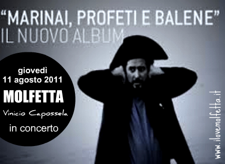 Molfetta: Vinicio Capossela in concerto