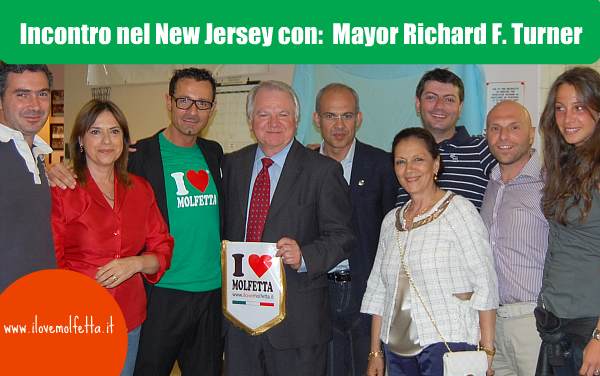 From Weehawken NJ:  Mayor Richard F. Turner