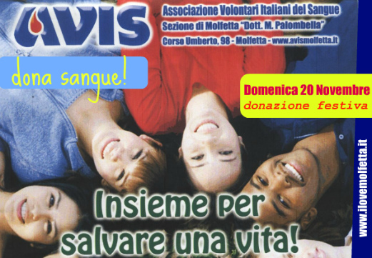 AVIS  donazione festiva