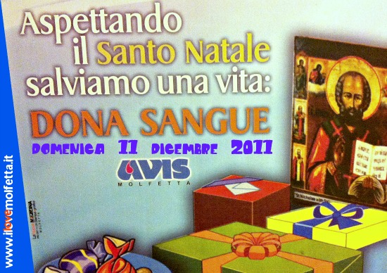  Aspettando il Santo Natale: dona sangue