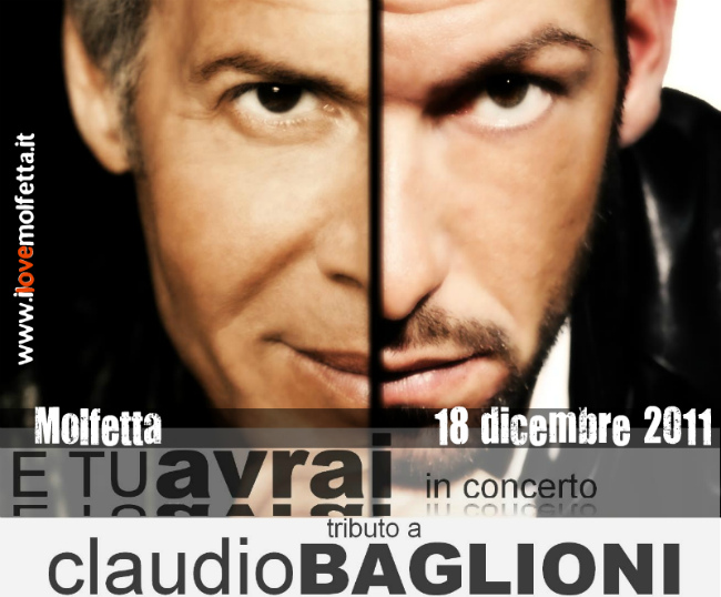 Claudio Baglioni a Molfetta