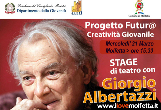 Giorgio Albertazzi a Molfetta