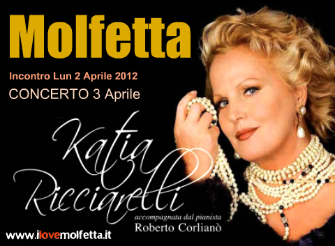 Katia Ricciarelli a Molfetta