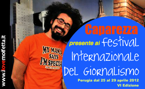 Caparezza al Festival Internazionale del Giornalismo