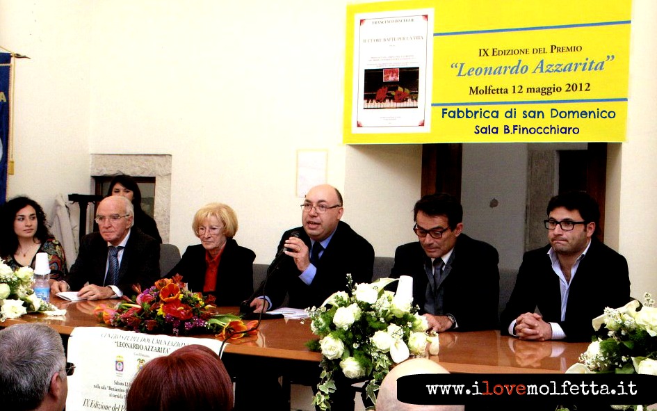 Molfetta: Premio Leonardo Azzarita 2012