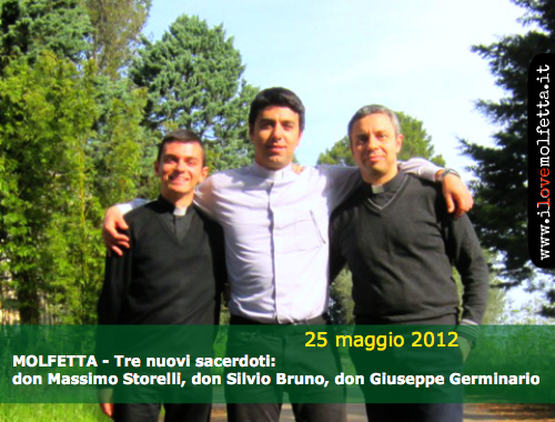 don Massimo Storelli, don Silvio Bruno, don Giuseppe Germinario