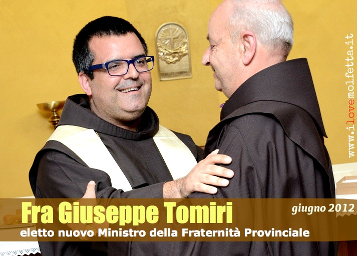 Fra Giuseppe Tomiri nuovo Provinciale