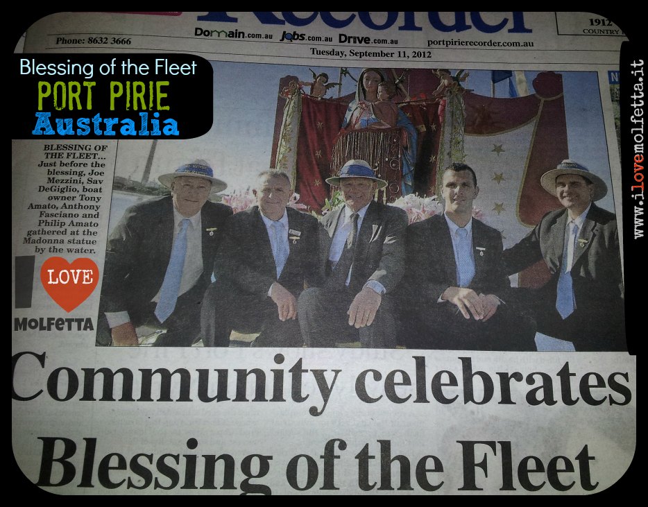 Blessing of the fleet in Port Pirie