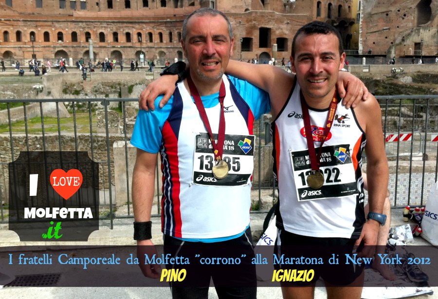 Da Molfetta alla maratona di NY