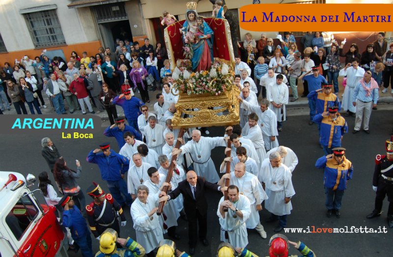 Madonna dei Martiri in Argentina