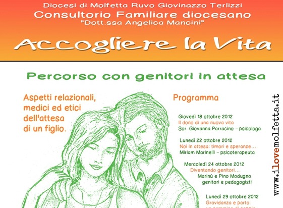 Accogliere la vita: percorso con i futuri Genitori