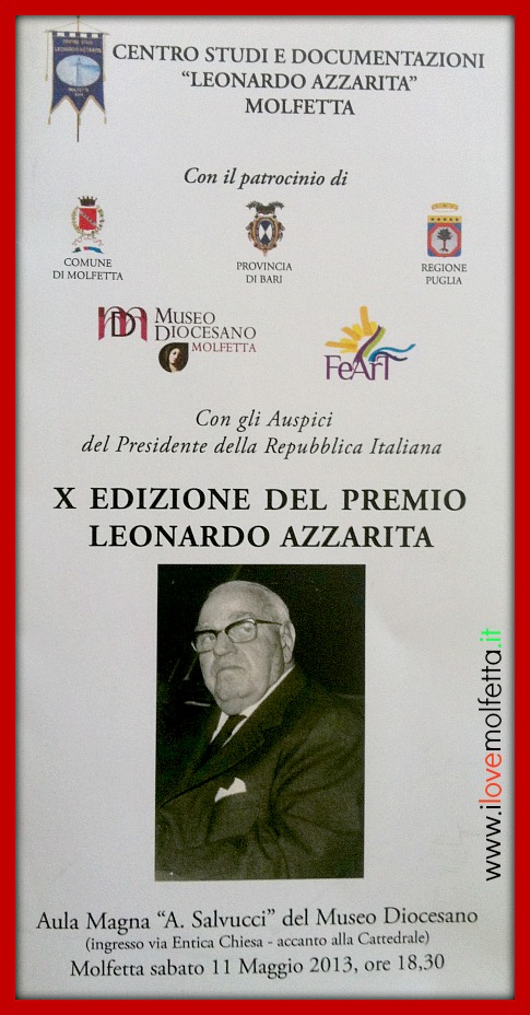 X° Premio Leonardo Azzarita