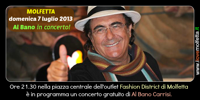 Al Bano in concert a Molfetta