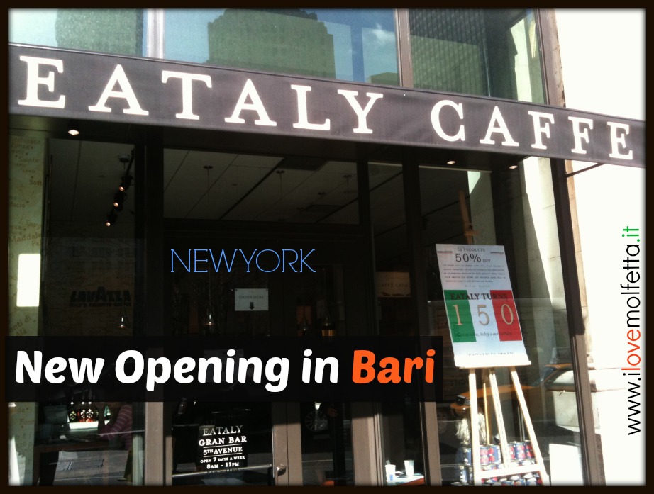 Eataly new opening in Bari