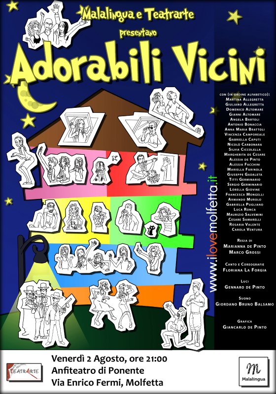 Teatro: adorabili vicini