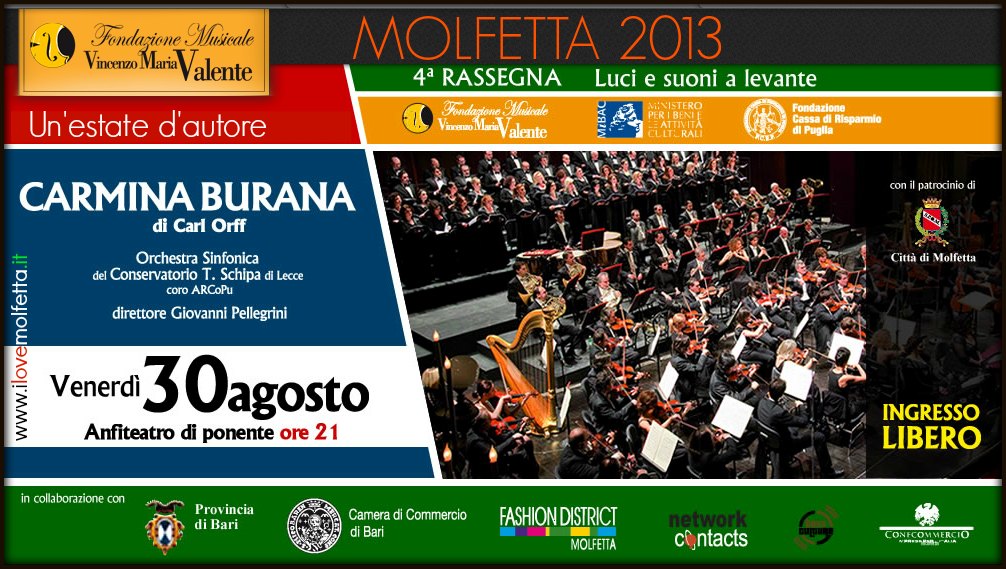 Carmina Burana: esecuzione a Molfetta