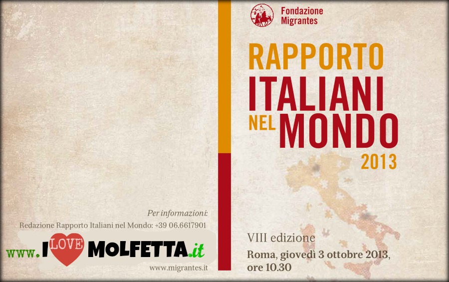 Rapporto Italiani nel Mondo 2013