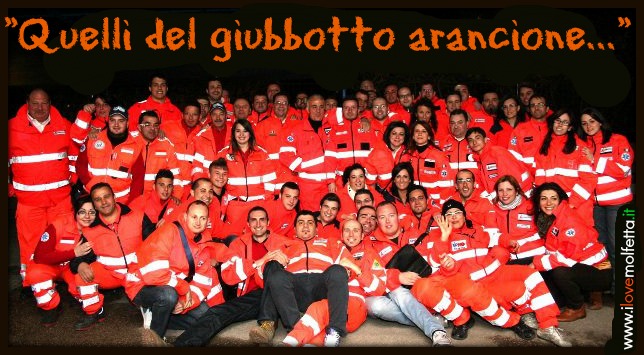 Sermolfetta: volontari  organizzati