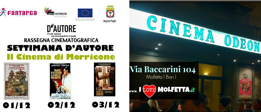 Cinema Odoen Molfetta c'è Morricone