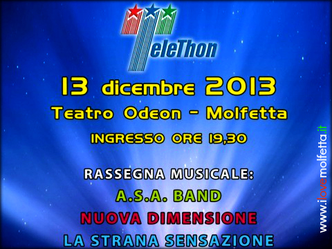 Musica per Telethon a Molfetta