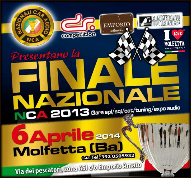 Finale Nazionale Car Audio a Molfetta