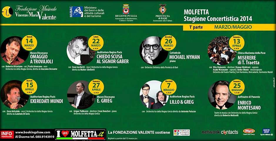 Stagione concertistica 2014