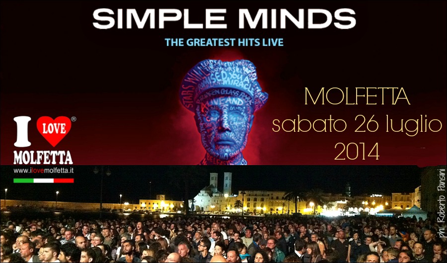 SIMPLE MINDS in concerto a Molfetta