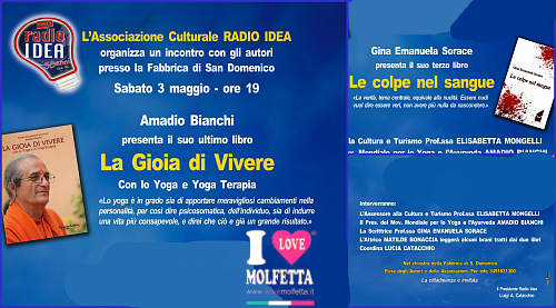 Molfetta: Yoga, terapia e libri