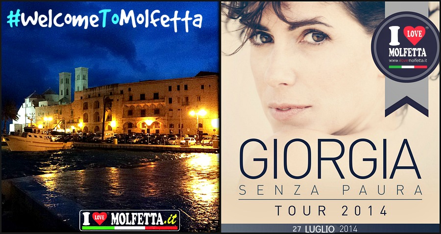 Giorgia a Molfetta: Senza Paura tour