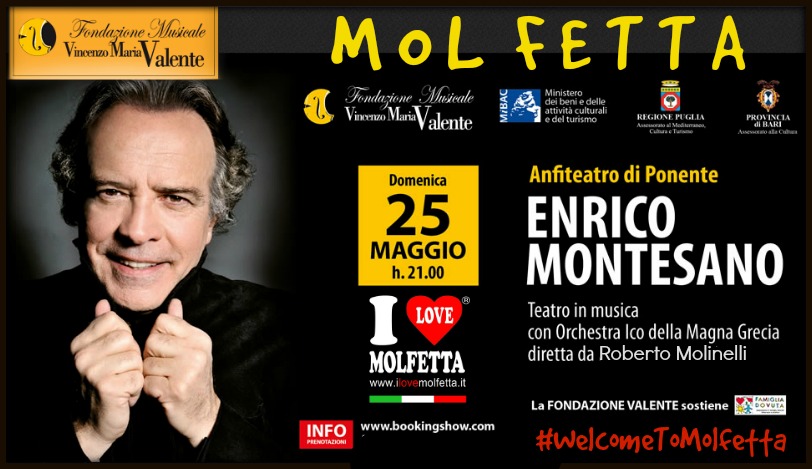 Arriva Enrico Montesano a Molfetta